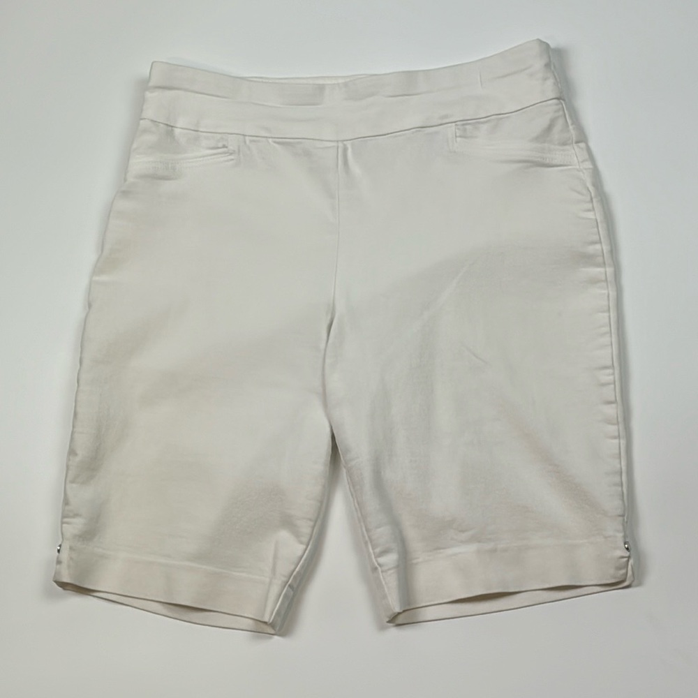 CROFT & BARROW™️ Size 10R 'The Effortless Stretch Bermuda' White Shorts